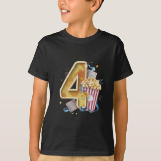 Camiseta Aventura de Milho de Pipoca Magia de Cinema de Qua