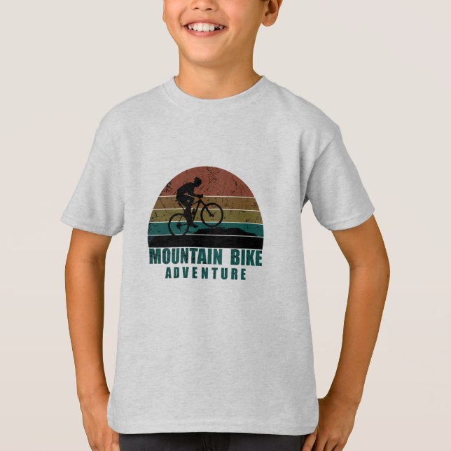 Camiseta aventura de montanhas Mtb (Frente)