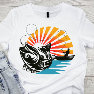 Camiseta Aventura de Pesca Sunset