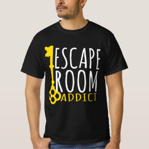 Camiseta Aventura de Quebra-cabeça de Sala de Fuga Addicto