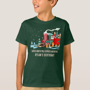 Camiseta Aventura de Trem do Papai Noel no Polar Express no