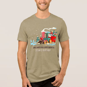 Camiseta Aventura de Trem do Papai Noel no Polar Express no