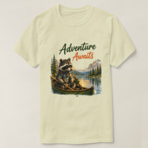 Camiseta Aventura de Verão Aguarda Férias Perfeitas