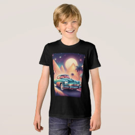 Camiseta Aventura de Viagem de Carro Clássico Retro