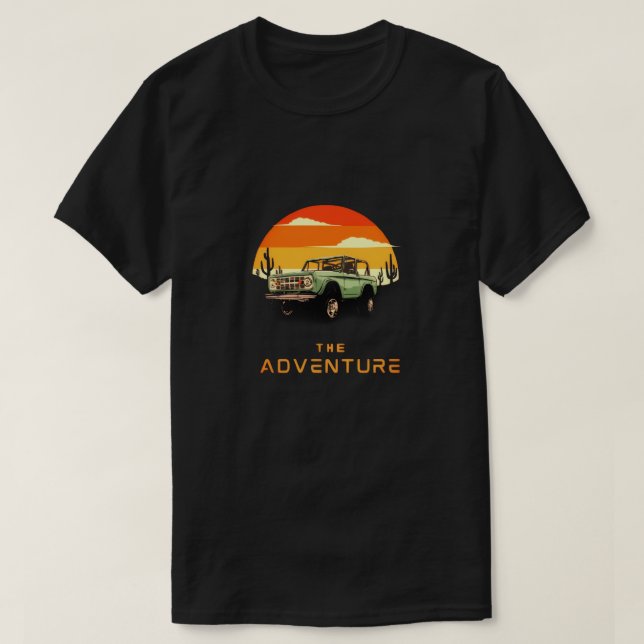 Camiseta Aventura Desert Off-Road (Frente do Design)