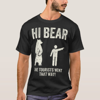 Camiseta Aventura Divertida de Caminhada ao Ar Livre Retro