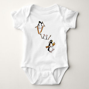 Camiseta Aventura do esqui do pinguim