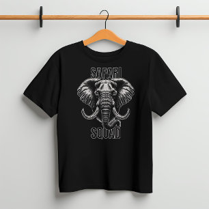 Camiseta Aventura do Jardim Zoológico Africano Safari Squad