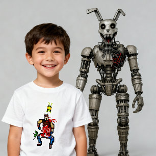 Camiseta Aventura do Robô Animatrônico Nosey