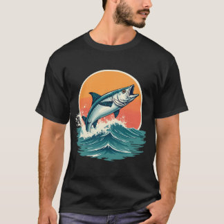 Camiseta Aventura do Tarpon ao Pôr do Sol na Flórida Tropic