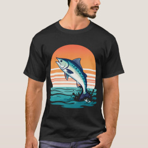 Camiseta Aventura do Tarpon do Pôr do Sol na Flórida
