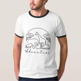 Camiseta Aventura e Safari na África