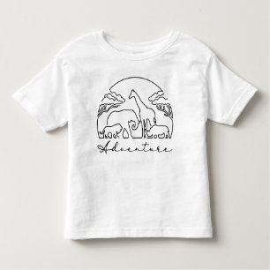 Camiseta Aventura e Safari na África