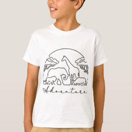 Camiseta Aventura e Safari na África