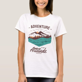 Camiseta Aventura é um Ataque de Atitude e Aventura