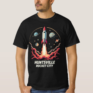 Camiseta Aventura Espacial de Rocket City em Huntsville