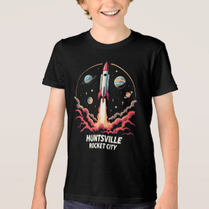 Camiseta Aventura Espacial de Rocket City em Huntsville