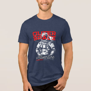 Camiseta Aventura Espacial Épica Astronauta Ficção Científi