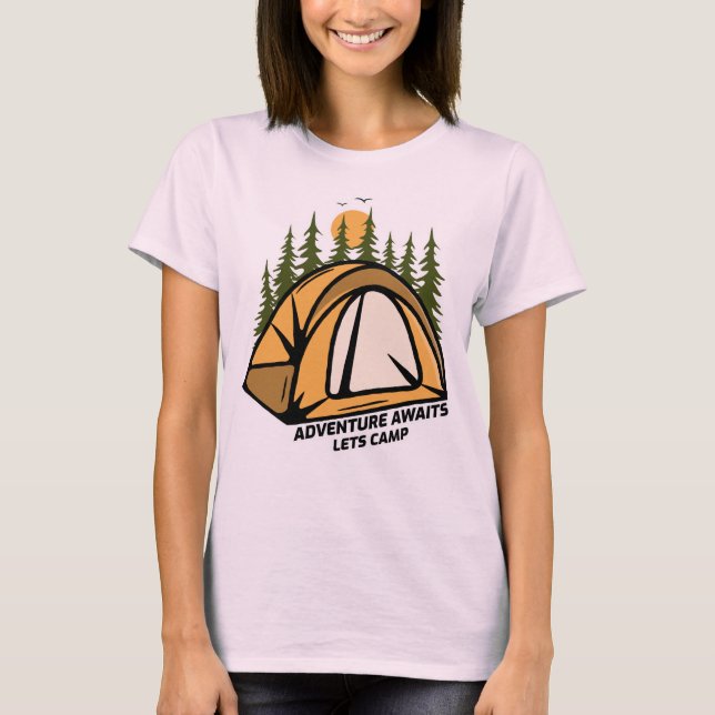 CAMISETA AVENTURA ESPERA LETS CAMP (Frente)