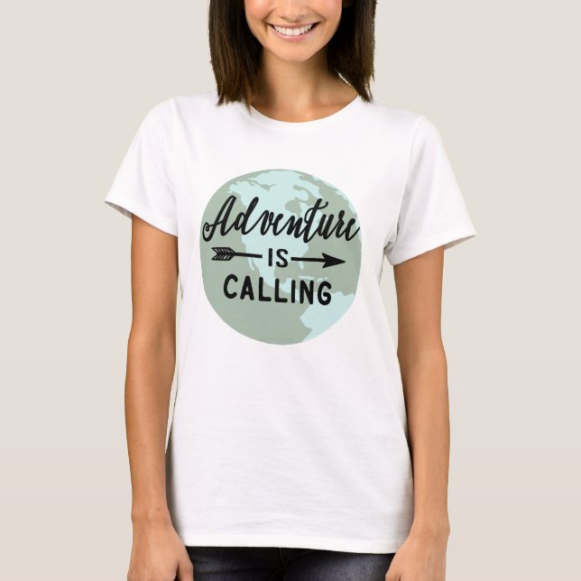 Camiseta Aventura está chamando (Frente)