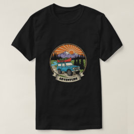 Camiseta Aventura Explorador da Montanha Selvagem