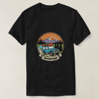 Camiseta Aventura Explorador da Montanha Selvagem