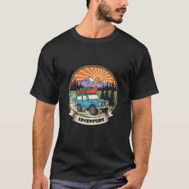 Camiseta Aventura Explorador da Montanha Selvagem