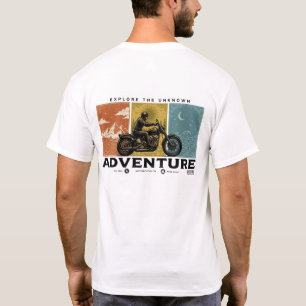Camiseta Aventura, Explore o Desconhecido