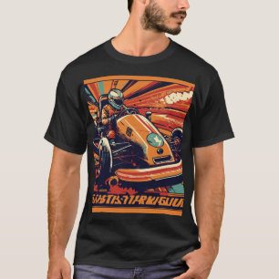 Camiseta Aventura Explosiva: Carro Monstro Inspirado Retroa