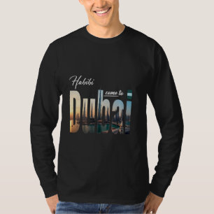 Camiseta Aventura Família Trip Dubai Habibi Vem