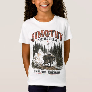 Camiseta Aventura Florestal de Vida Selvagem Vintage Jimoth