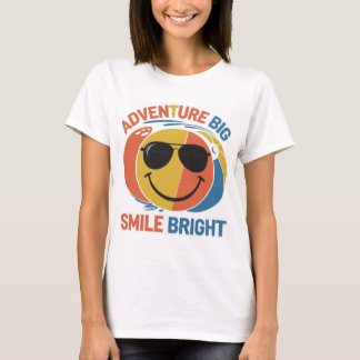 Camiseta Aventura Grande, Sorria Brilhante