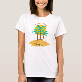 Camiseta Aventura mais, se preocupe menos - Viagem Inspirac