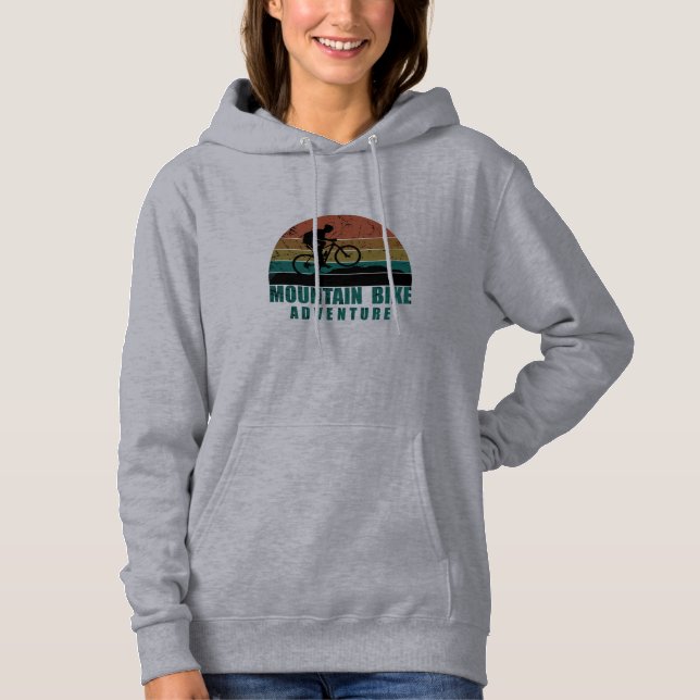 Camiseta Aventura MTB Vintage - Ciclismo de Montanha (Frente)