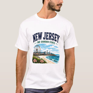 Camiseta Aventura na Costa de Nova Jersey