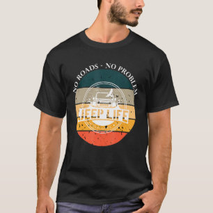 Camiseta Aventura Não É Necessário Conduzir Em Estrada