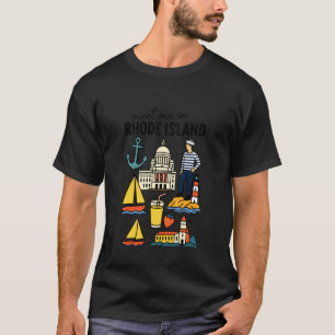 Camiseta Aventura Náutica Costeira de Rhode Island