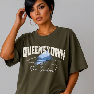 Camiseta Aventura Personalizada Queenstown Nova Zelândia Vi