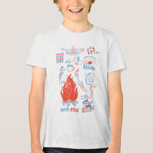 Camiseta Aventura Retro ao Redor da Fogueira – Atividade Di