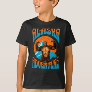 Camiseta Aventura Retro Sasquatch Montanha do Alasca