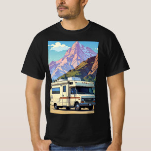 Camiseta Aventura RV no modo de férias