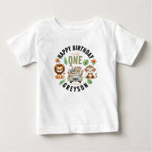 Camiseta Aventura Selvagem na Selva 1º Aniversário