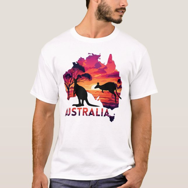 Camiseta Aventura Sunset Austrália (Frente)