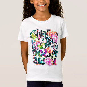 Camiseta Aventura Um Dia Mantém O Médico Longe Verão