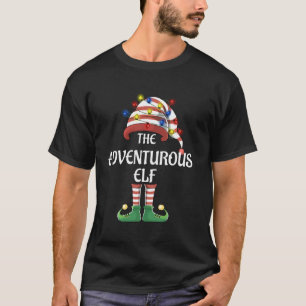 Camiseta Aventurado Elf Luz Engraçada Família Correspondent