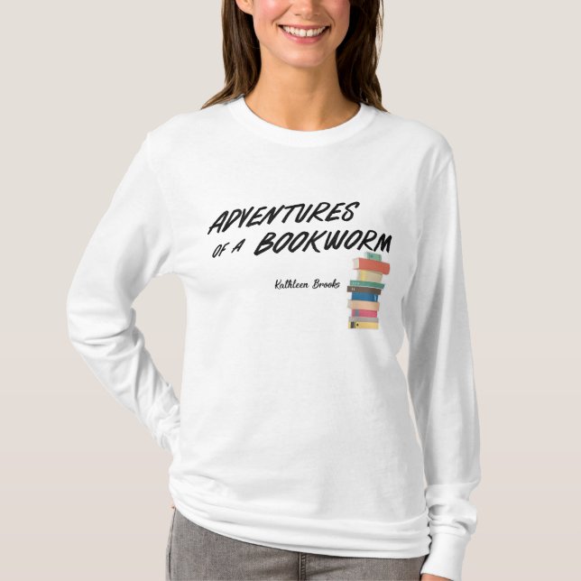 Camiseta Aventuras de um Bookworm (Frente)