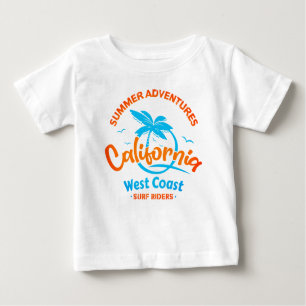 Camiseta Aventuras de verão na California West Coast Surf R