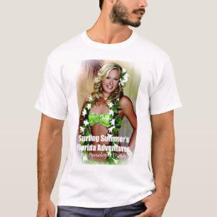 Camiseta Aventuras do Florida do verão surfando