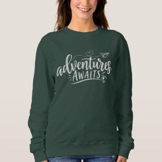 Camiseta Aventuras Esperam Citação Avião de Papel Fofo