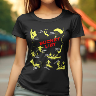 Camiseta Aventuras "LISTA DE BALDES A FAZER"